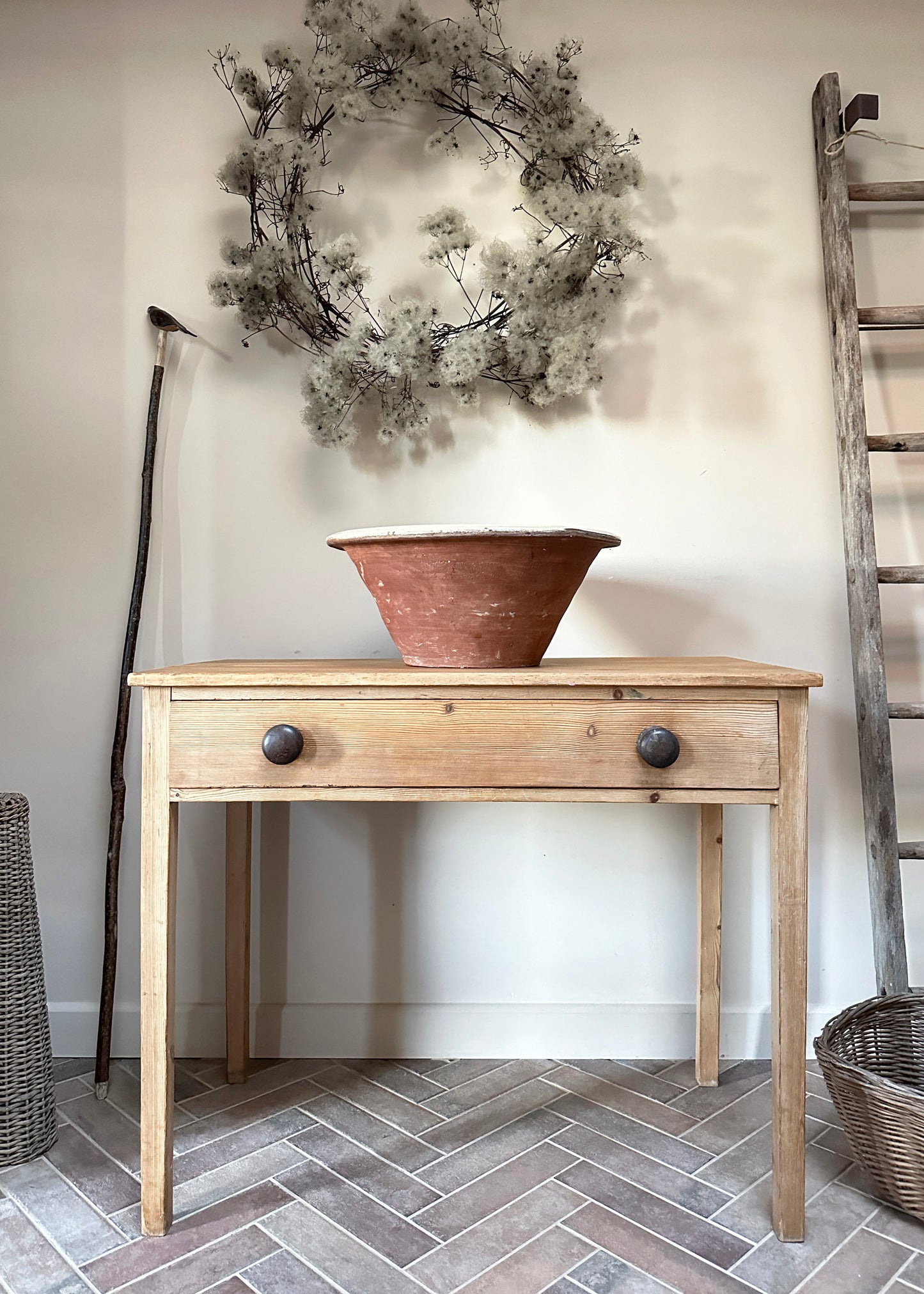 Pitch Pine Side Table