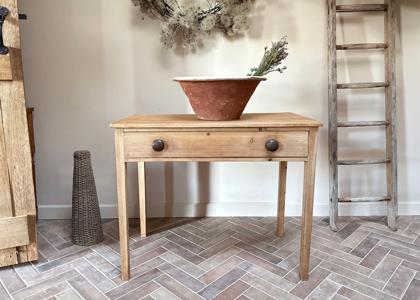 Pitch Pine Side Table