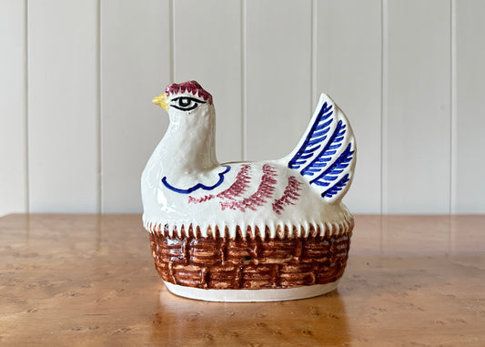 Pottery Chicken Money Box