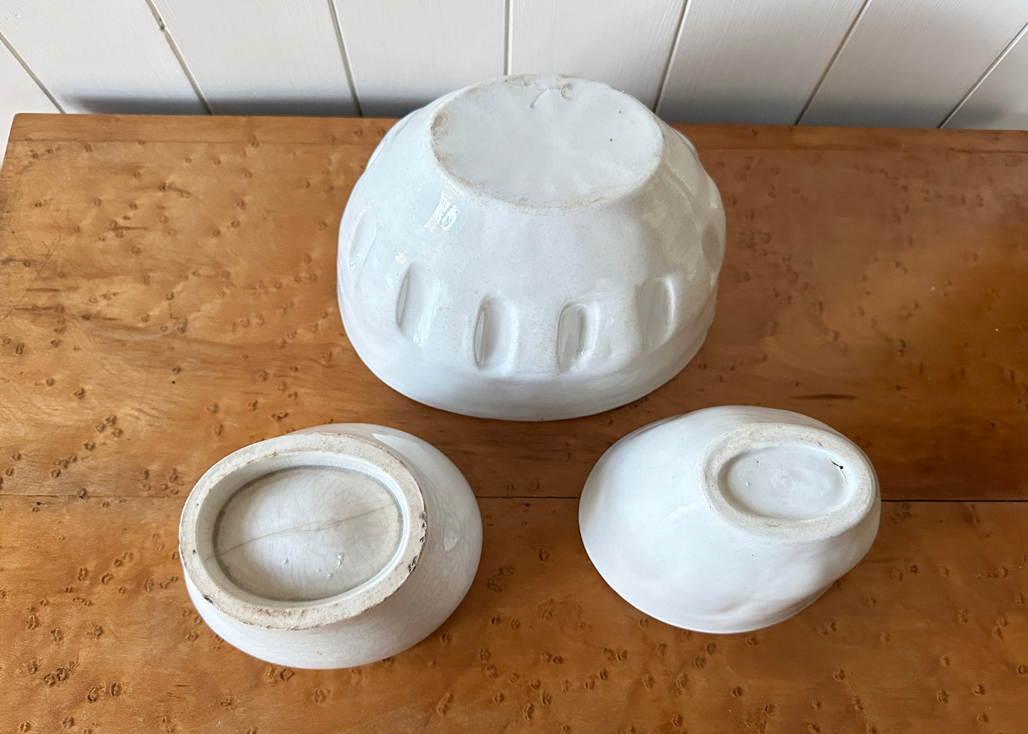 Trio of Victorian Jelly Moulds