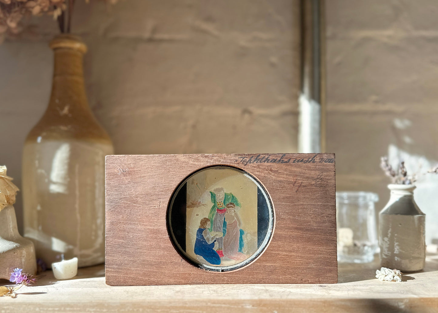 x4 Hand Painted Magic Lantern Slides