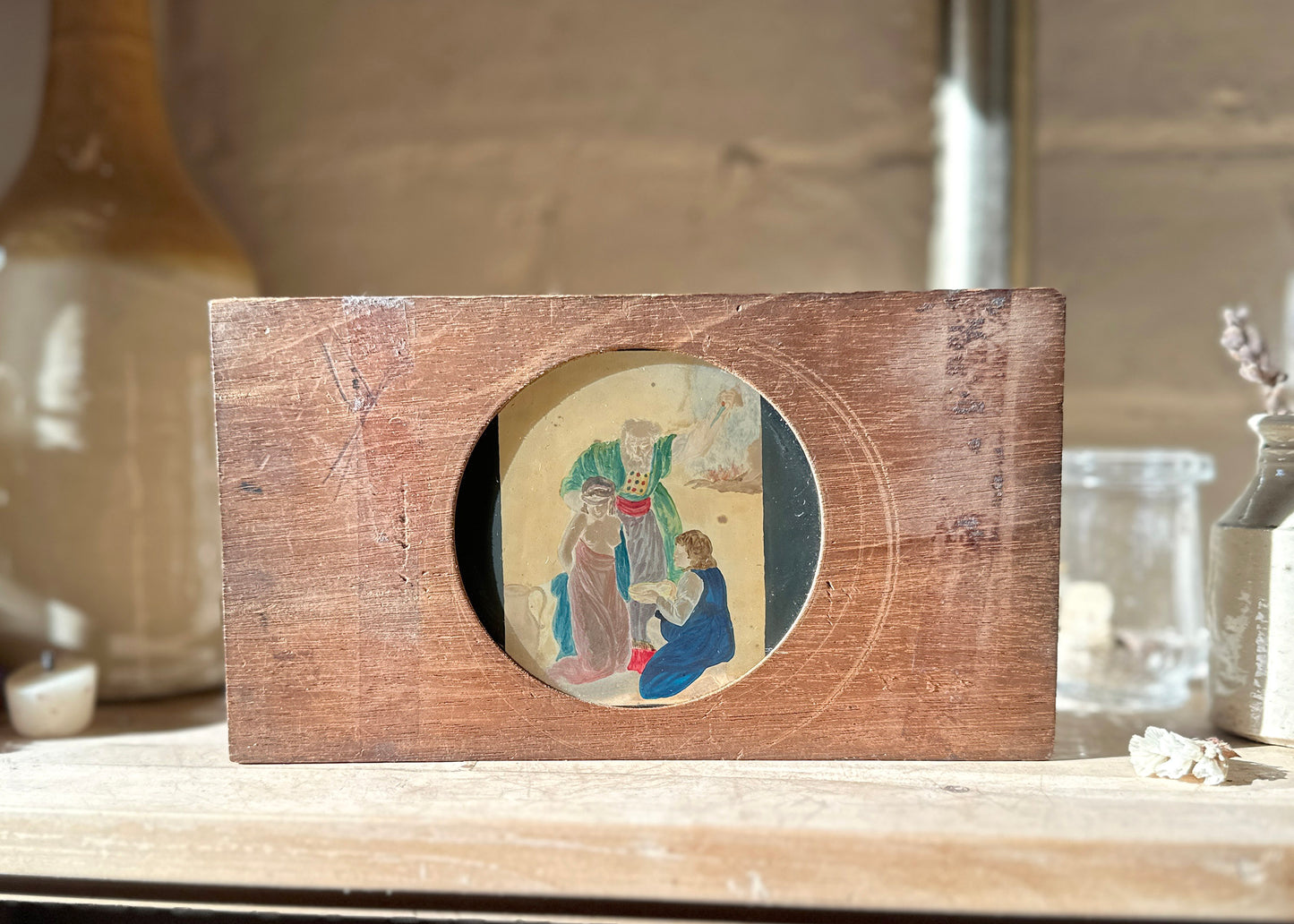 x4 Hand Painted Magic Lantern Slides