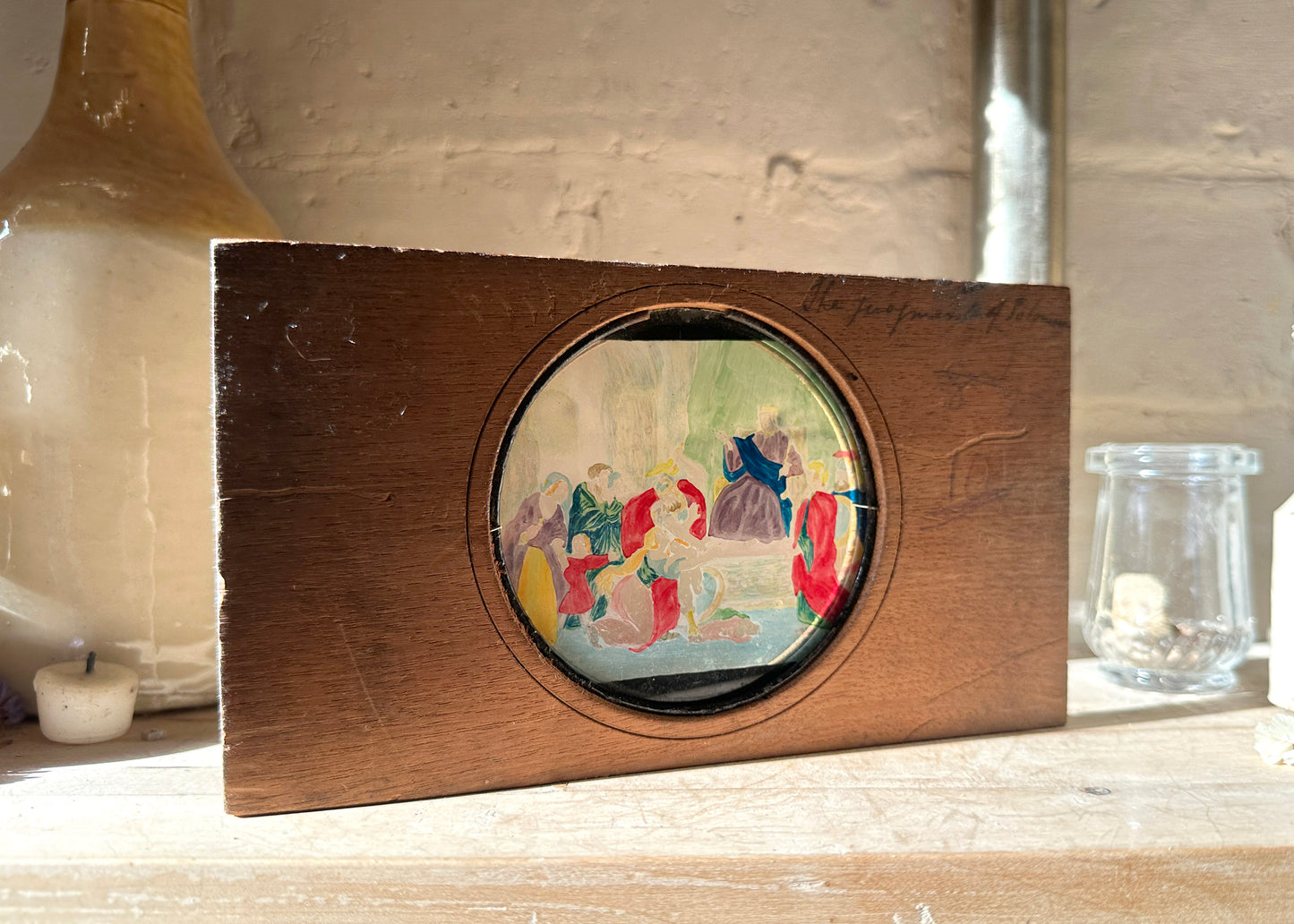 x4 Hand Painted Magic Lantern Slides