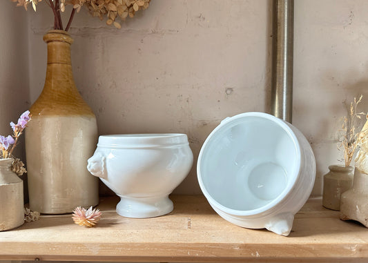 Pair of Pillivuyt Porcelain Soup Bowls