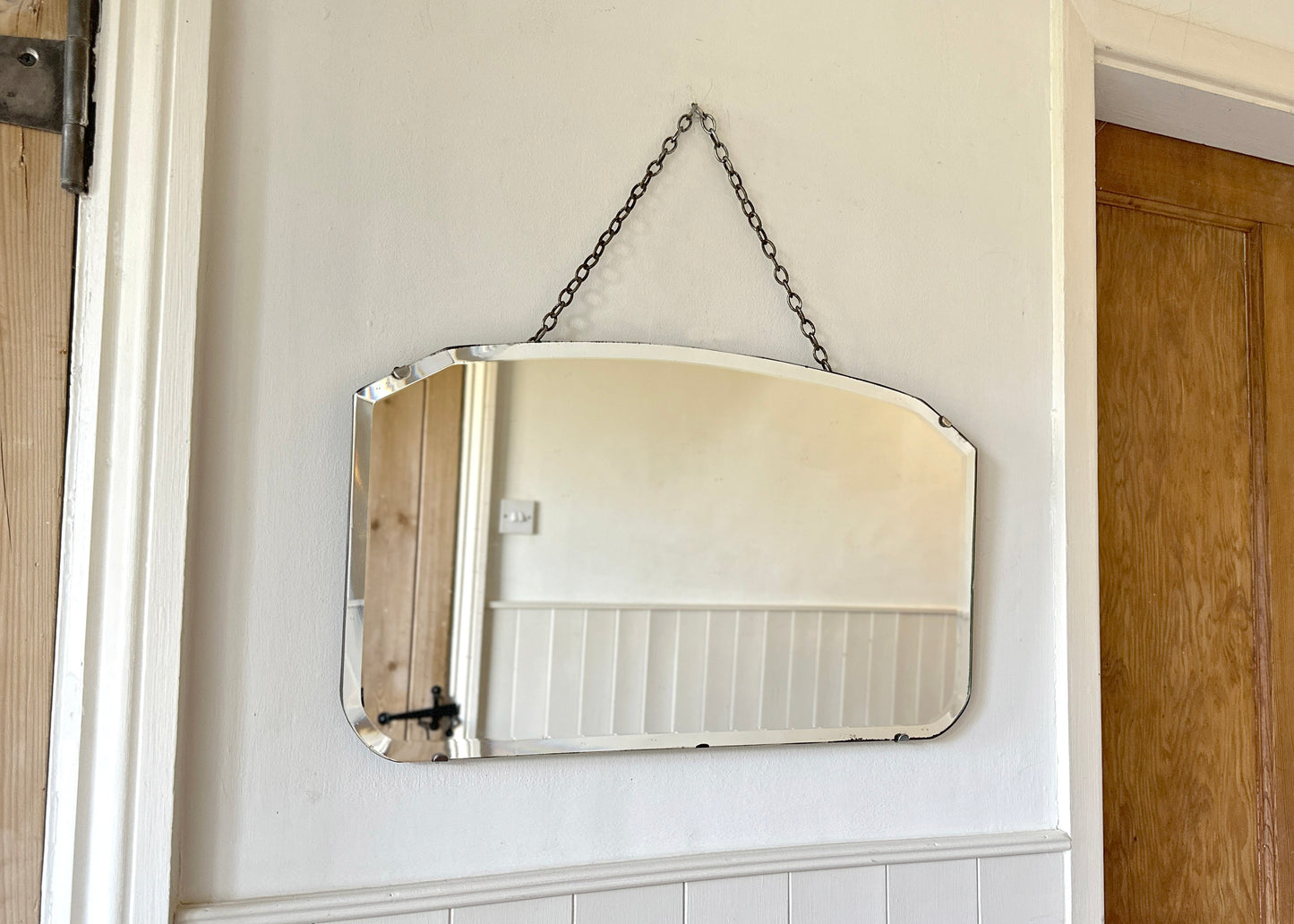 Frameless Chain Mirror