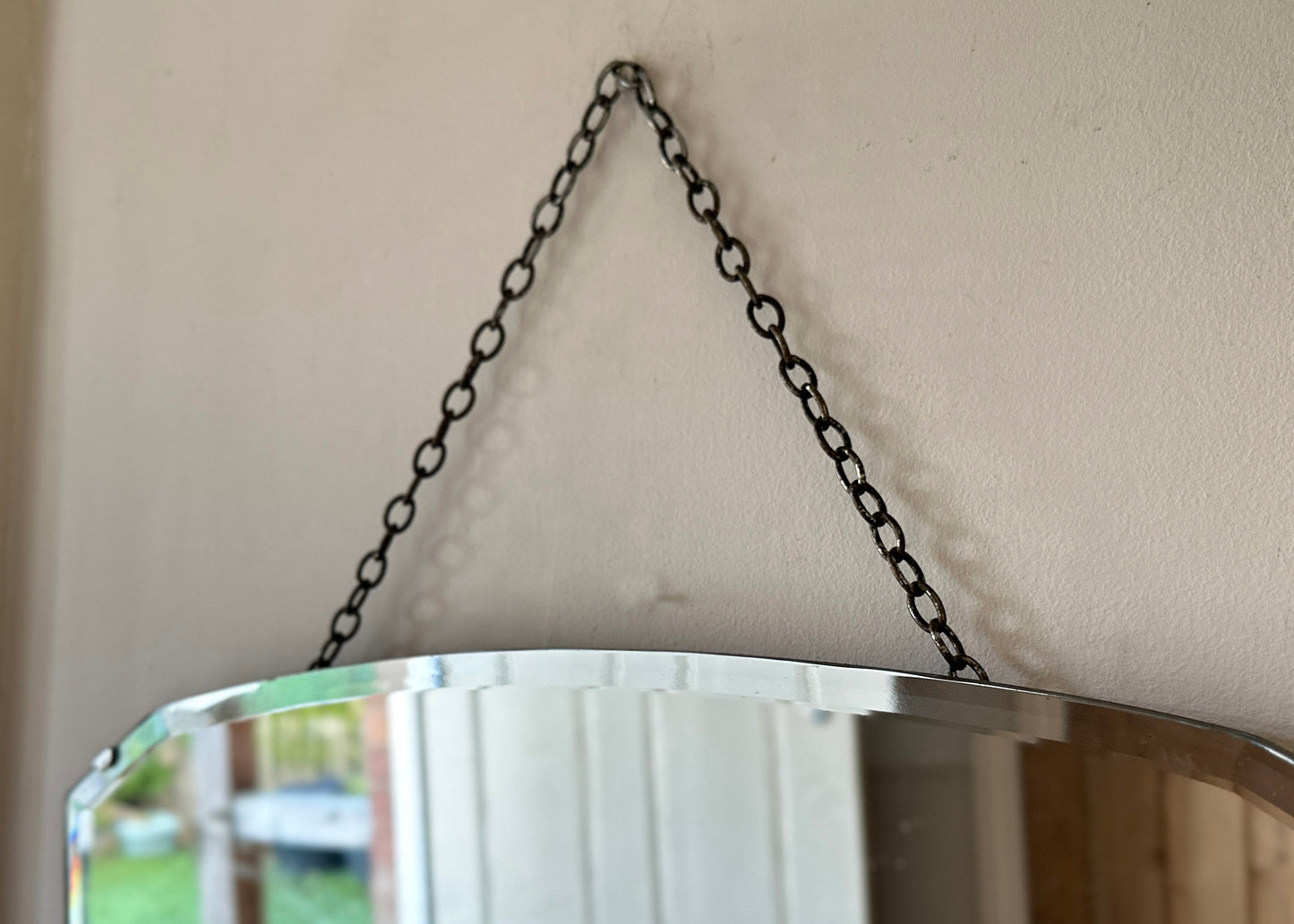 Frameless Chain Mirror