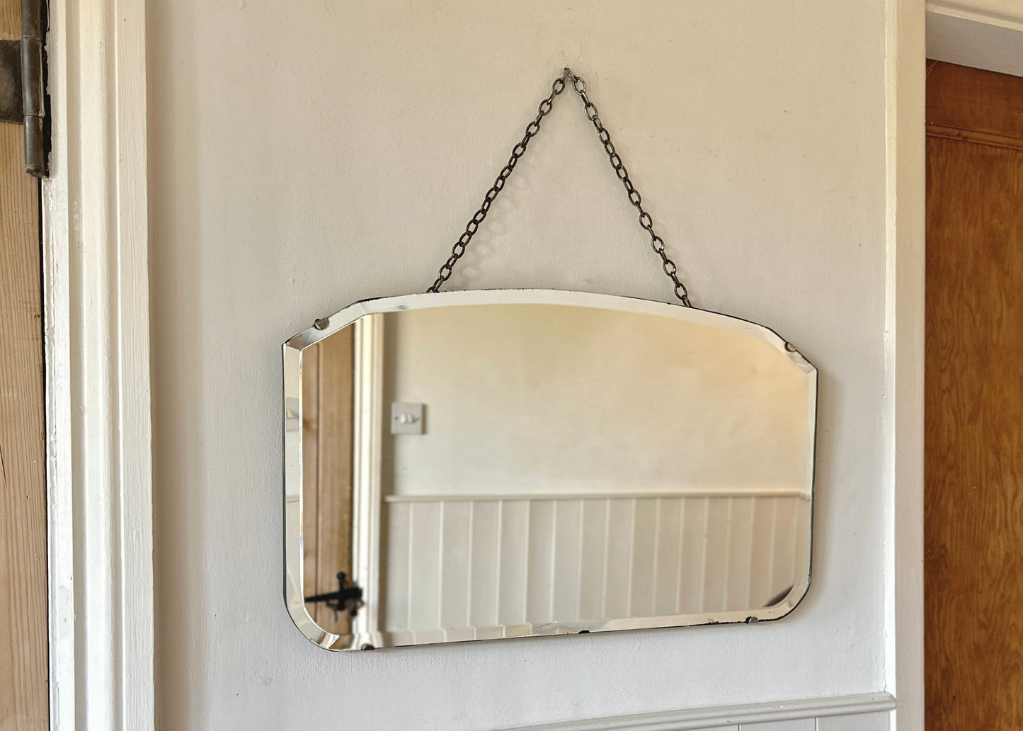 Frameless Chain Mirror