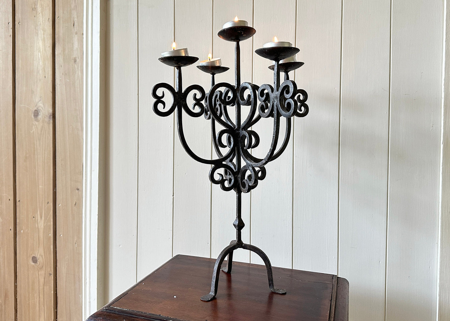 Hand Forged Candle Holder