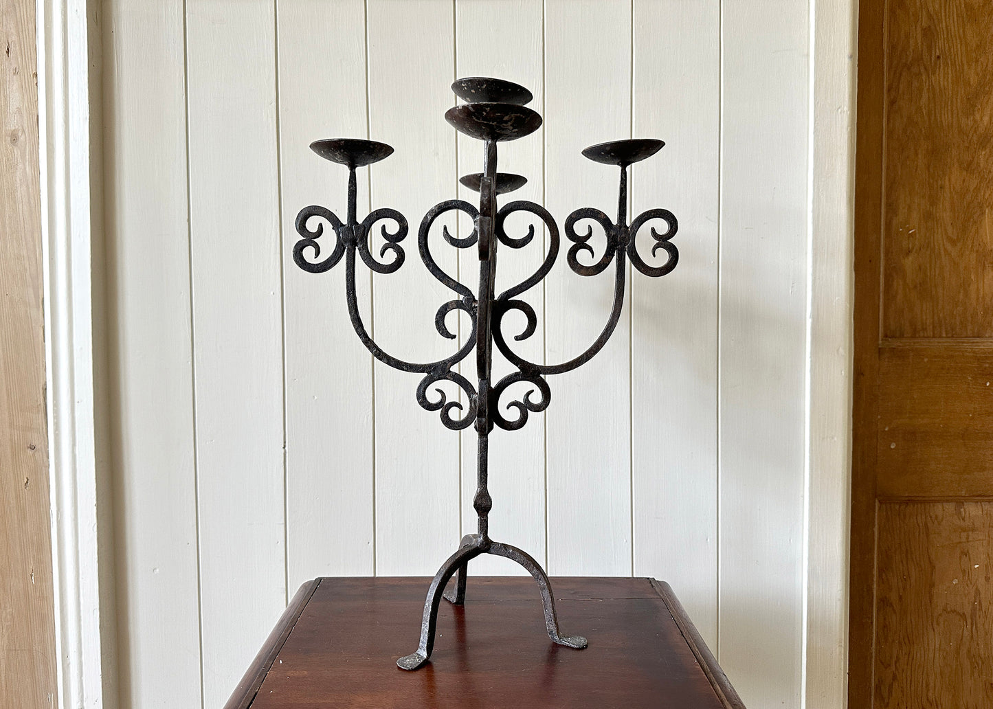 Hand Forged Candle Holder