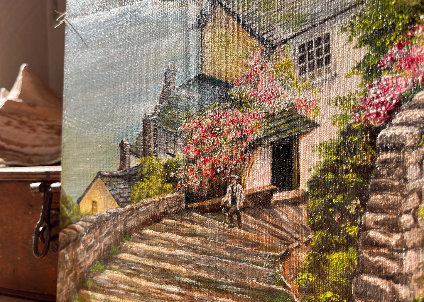 Signed Oil Painting - Clovelly