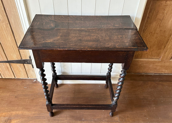 Oak Table, Barley Twist Legs