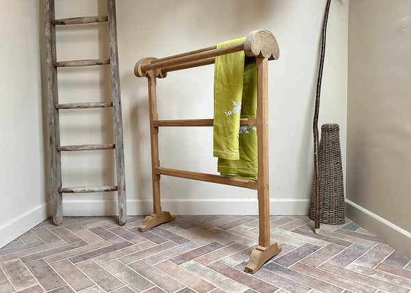 Edwardian Pine Towel Rail