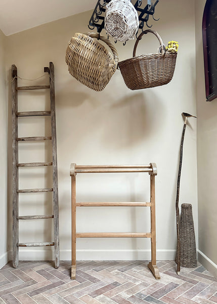 Edwardian Pine Towel Rail