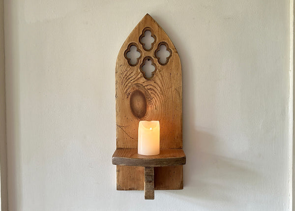 Pine Candle Shelf
