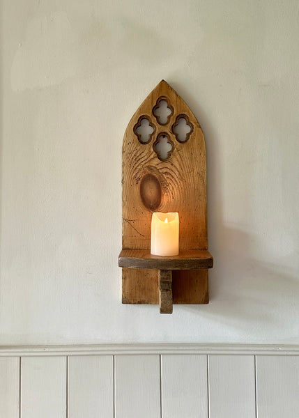Pine Candle Shelf