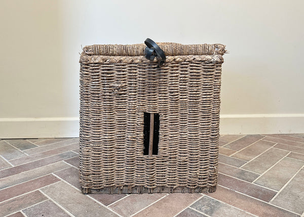 Rustic Wicker Trunk