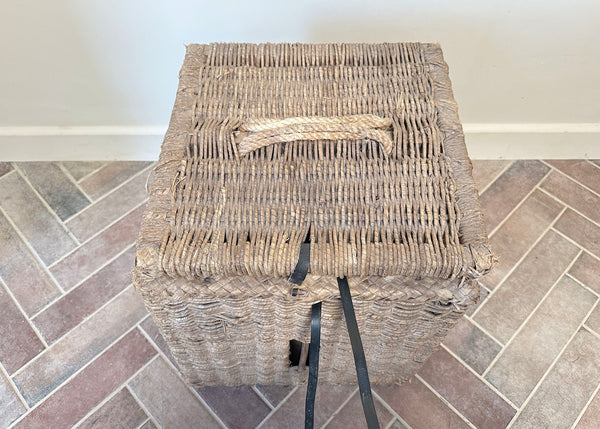 Rustic Wicker Trunk