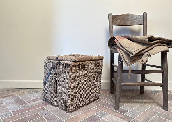 Rustic Wicker Trunk