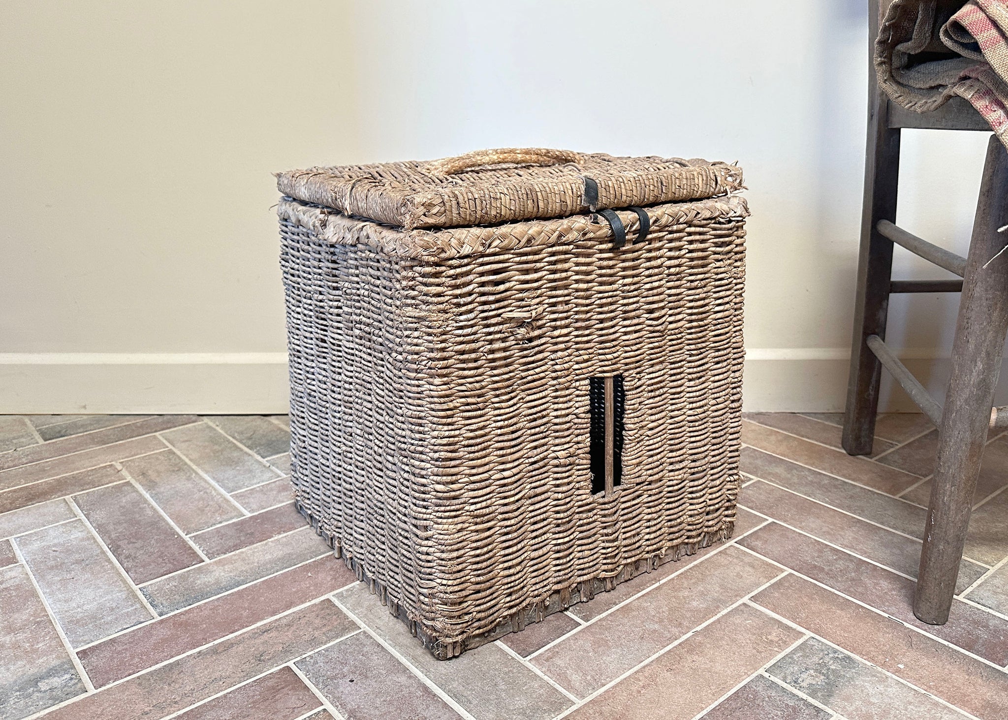 Rustic Wicker Trunk