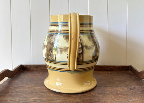 Giant Mochaware Jug, 1850s