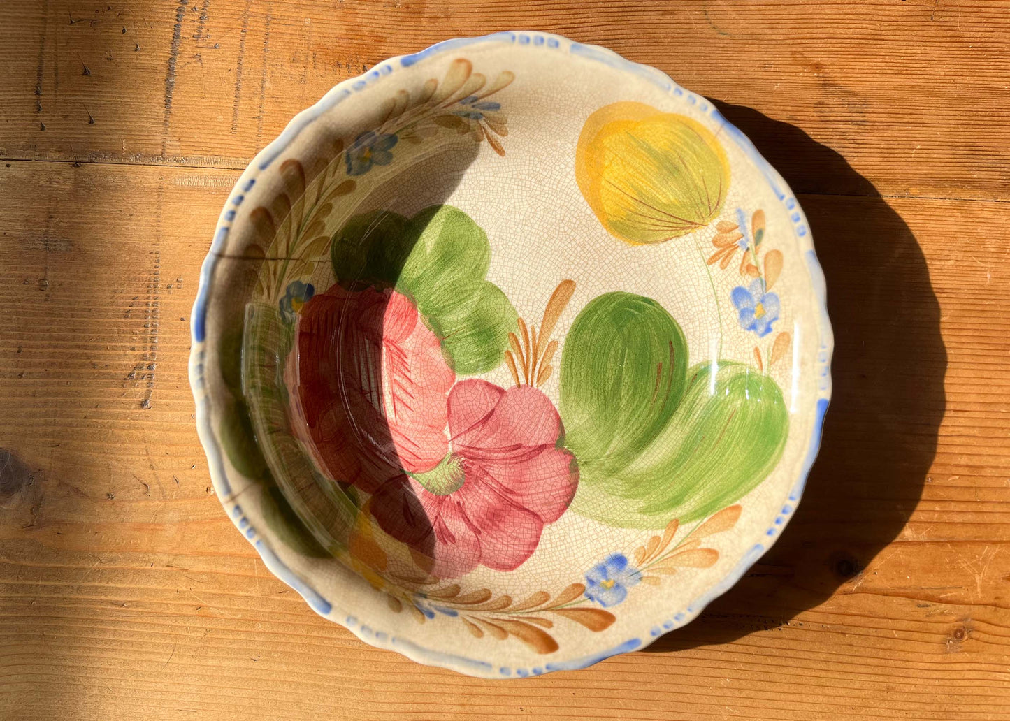 Handpainted Solain Ware Bowl