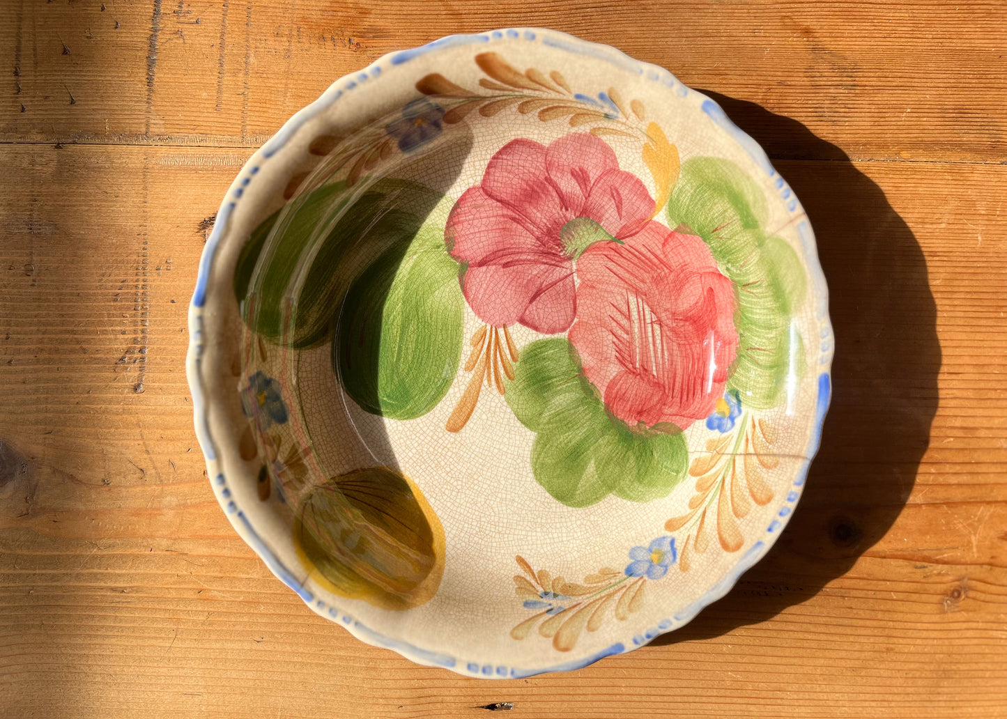 Handpainted Solain Ware Bowl