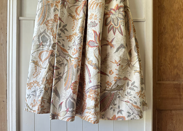 Pair of Sanderson Curtains- Botanical Birds