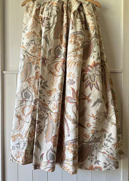 Pair of Sanderson Curtains- Botanical Birds