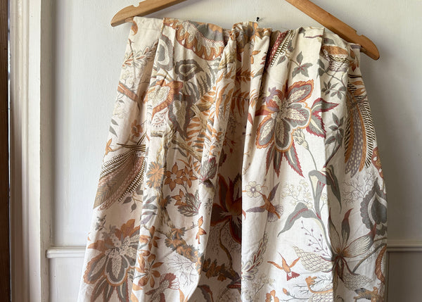 Pair of Sanderson Curtains- Botanical Birds