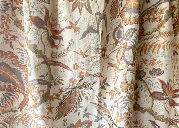 Pair of Sanderson Curtains- Botanical Birds