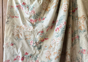 French Floral Chintz Curtain