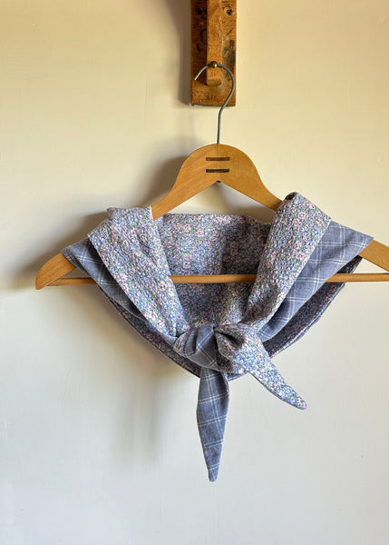 Vintage Floral Fabric Scarf