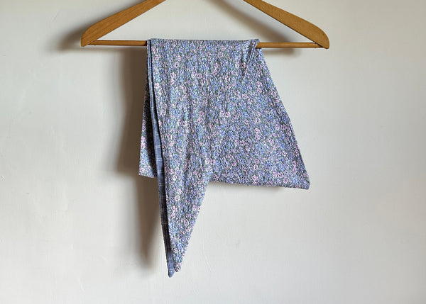 Vintage Floral Fabric Scarf