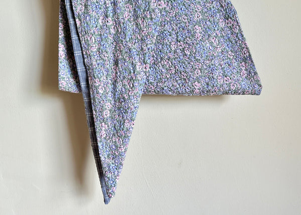 Vintage Floral Fabric Scarf