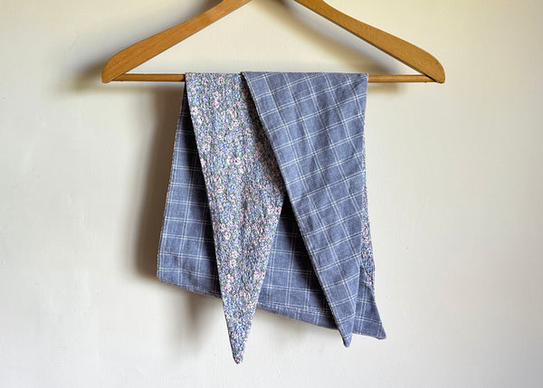 Vintage Floral Fabric Scarf