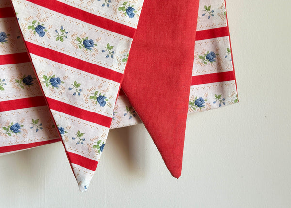 Vintage Patterned Fabric Scarf