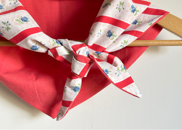 Vintage Patterned Fabric Scarf