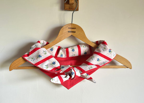 Vintage Patterned Fabric Scarf