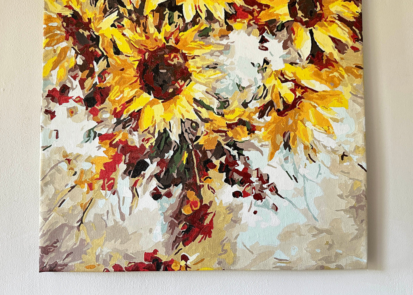 Bold Sunflowers Canvas Painting