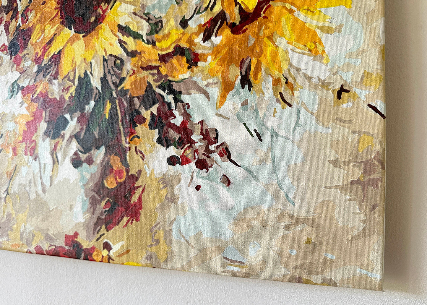 Bold Sunflowers Canvas Painting