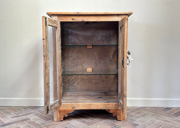 Victorian Pine Glazed Cabinet