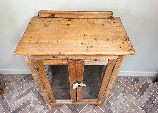 Victorian Pine Glazed Cabinet