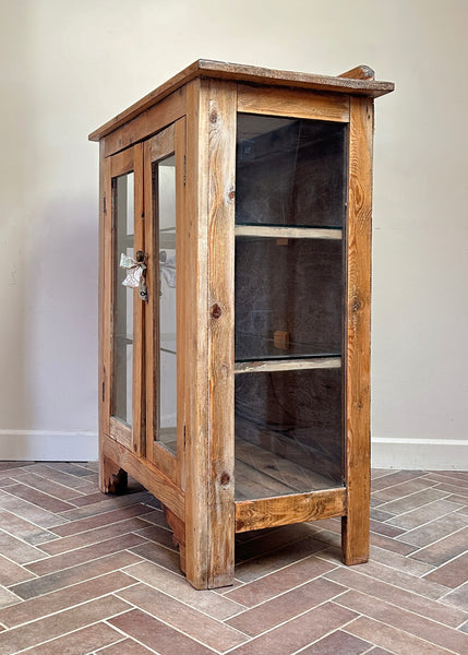Victorian Pine Glazed Cabinet