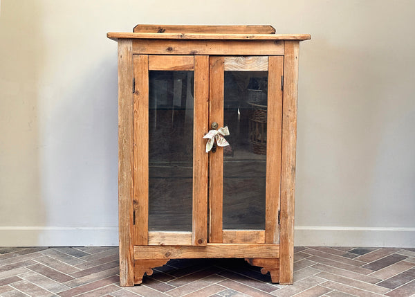 Victorian Pine Glazed Cabinet