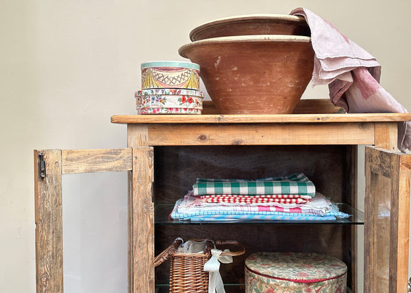 Victorian Pine Glazed Cabinet