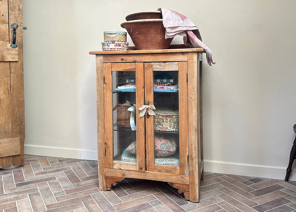 Victorian Pine Glazed Cabinet