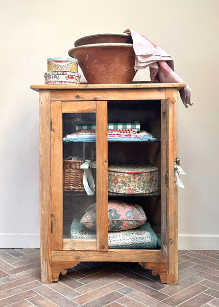 Victorian Pine Glazed Cabinet
