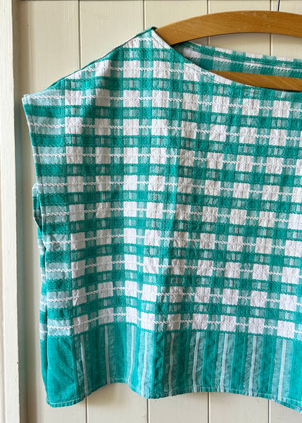 Upcycled Tablecloth Blouse