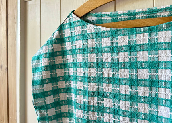 Upcycled Tablecloth Blouse