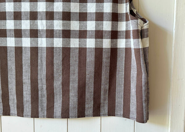 Upcycled Gingham Tablecloth Blouse